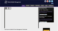 Desktop Screenshot of globalexhibitmanagement.com